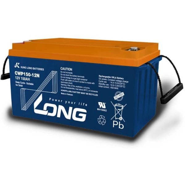 Тягов Lead Carbon (Оловно-Карбонов) акумулатор 12V 150Ah LONG