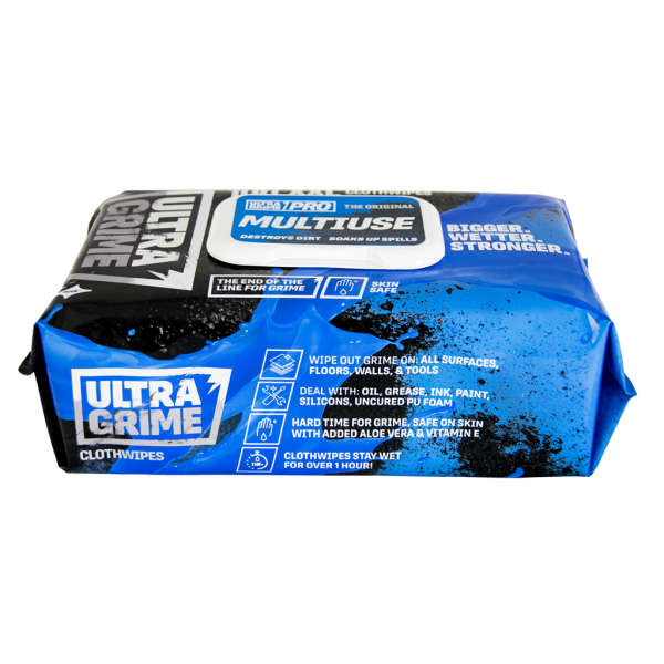 Мокри кърпи UltraGrime PRO Multiuse 100бр. размер 38х25см