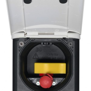 Gas socket magnet - light gray
