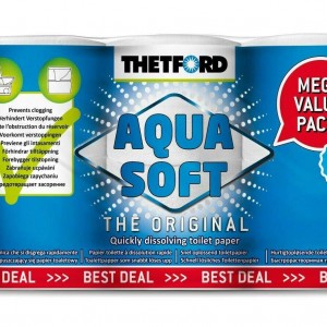 Aqua Soft – Специализирана тоалетна хартия за мобилни тоалетни (опаковка 6 ролки)