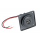 USB A/C заряден контакт QC+PD – двоен, 12V, черен мат – Berker
