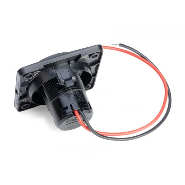 USB A/C заряден контакт QC+PD – двоен, 12V, черен мат – Berker