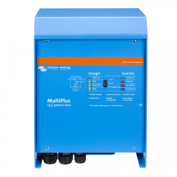 Инвертор Victron MultiPlus 12/3000/120-16 със зарядно и трансферен ключ