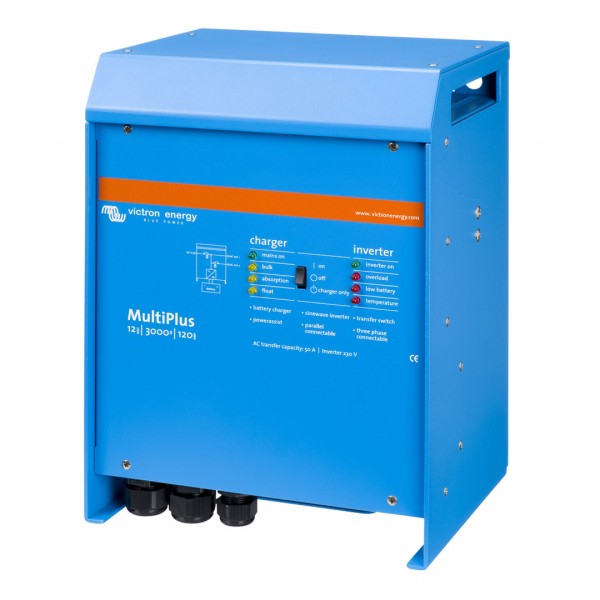 Инвертор Victron MultiPlus 12/3000/120-16 със зарядно и трансферен ключ