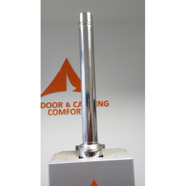 Прав димоотвод 50 см, ф60 Inox