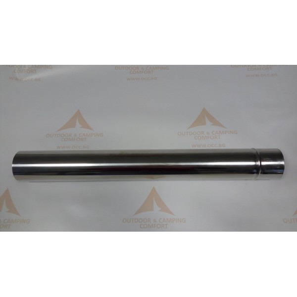 Прав димоотвод 50 см, ф60 Inox
