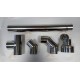 Коляно 90 градуса за димоотвод ф60 Inox