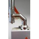 Коляно 90 градуса за димоотвод ф60 Inox