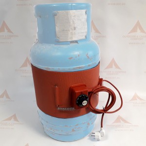 Gas bottle heater belt