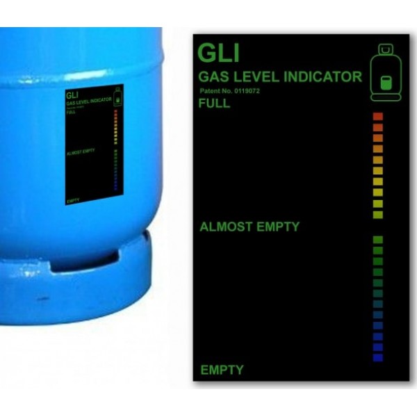 Gas bottle level indicator