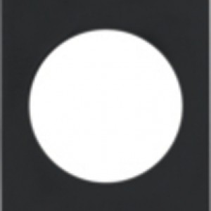 Berker INTEGRO Pure 3-fold frame black matt