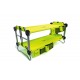 Bunk bed Kids-O-Bunk children's bunk bed lime-green, per bed max. 91kg