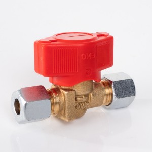 1-way quick shut-off valve for 8 mm gas pipe
