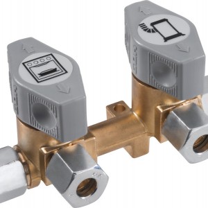 Distribution block VK with 2 outputs