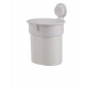 Waste bin with suction cup