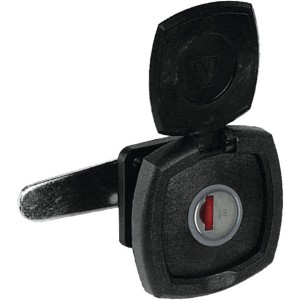 PushLock quadrate black without cylinder and key