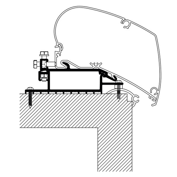Адаптер за таван за Thule Omnistor – 6 Series, 4 × 50 cm