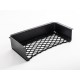 Aluminum frame with storage net L, black