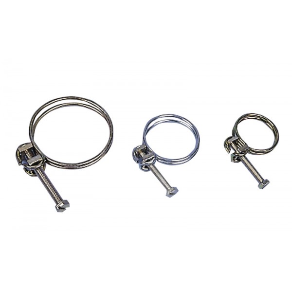 Скоби за спирален маркуч 19 mm – 5 бр.