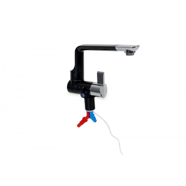 Comet Arona Automatic Water Mixer Tap, Black/Chrome