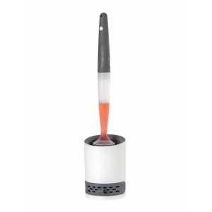 Toilet brush silicone - white / gray