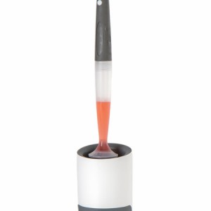 Toilet brush silicone - white / gray