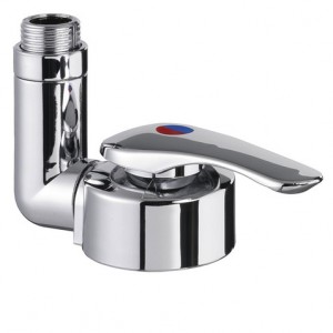 Table-top mixer Twist chrome with switch