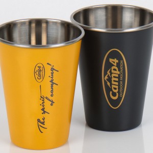 CAMP4 Stainless steel cup HARMONY - yellow & anthracite