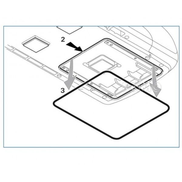 Truma уплътнителна рамка за климатик Aventa Comfort / Compact – за отвор 400 × 400 mm