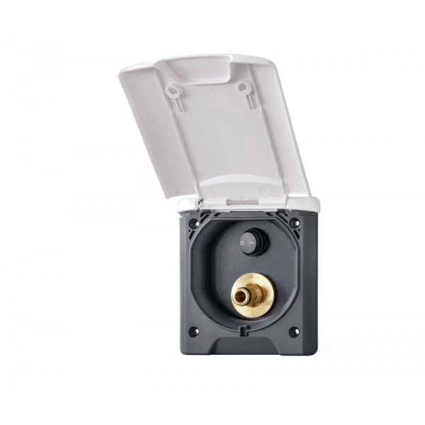 External Gas Socket with Magnetic Closure – Black