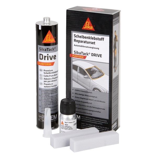 SikaTack Drive – Комплект за залепване на автомобилни стъкла