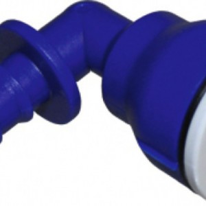 Ъглов съединител преход тръба Ø12 mm / маркуч Ø12 mm