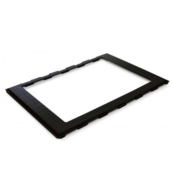 Adapter frame 500x700, black, back side