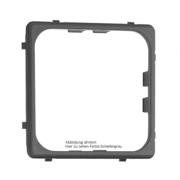 Помощна монтажна рамка Inprojal за 12 V / USB букса – черна