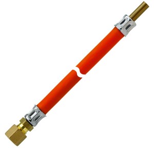 Marine gas hose 40 cm - RVS8 x RST8