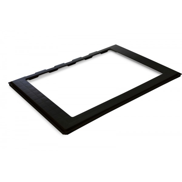 Adapter frame 500x700, black, front
