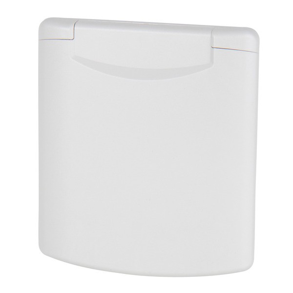 CEE 230 V Power Inlet with Magnetic Cover – White