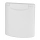 CEE 230 V Power Inlet with Magnetic Cover – White