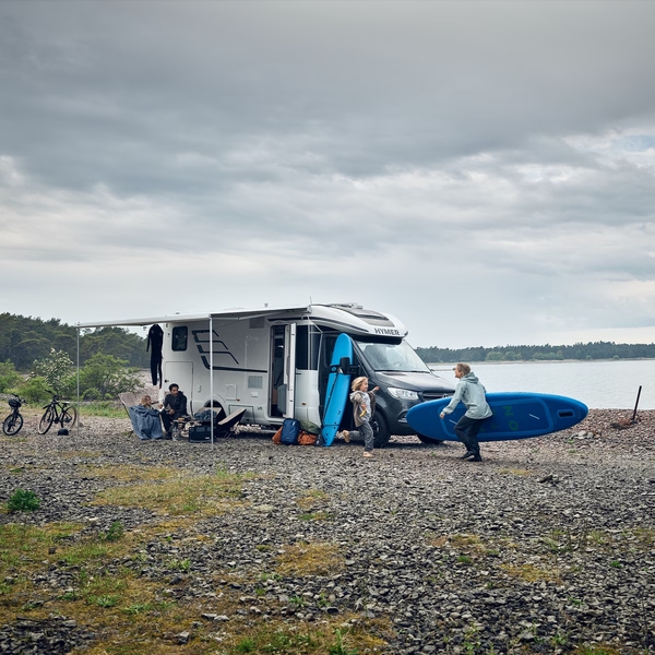 Тента Thule Omnistor 5200 - 3.15 м - Корпус Антрацит - Платно Mystic Grey