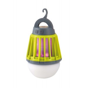 Battery camping light with mosquito protection