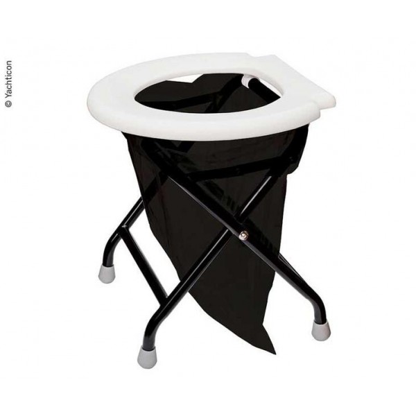 Folding toilet - White seat