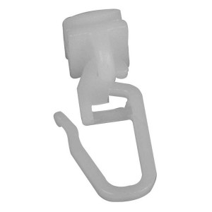 Jointed Curtain Rail Gliders – White, Pack of 100