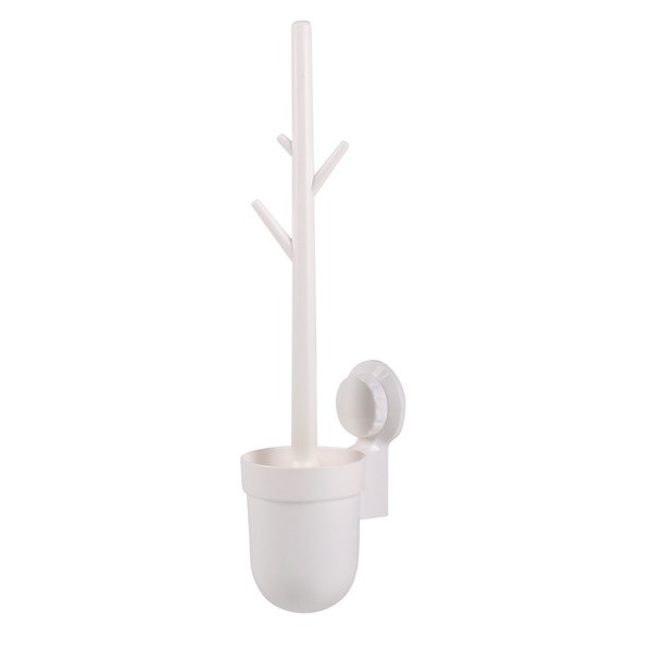 Compact Toilet Brush for Motorhomes and Caravans with Holder and Suction Cup