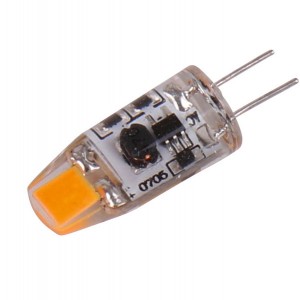 LED крушка G4, 1.5W, 100 lm, 3000K – COB технология, топла светлина