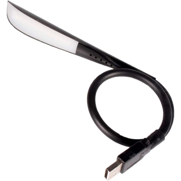 Flexible USB LED Light 5 V, 1.2 W, 6500 K, IP44 – Matt Black