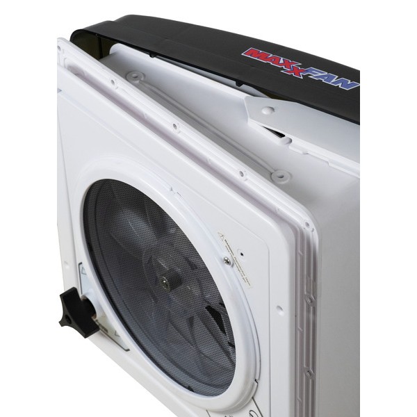 Люк с вентилатор MaxxFan Deluxe Compact 280 × 280 mm – черен
