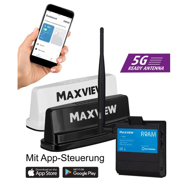 Maxview ROAM Campervan LTE / WiFi антена – черна