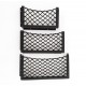 Aluminum frame with storage net L, black
