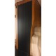 Roller Shutter Door Set for Bathroom and Toilet – Black