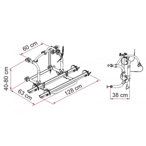 Fiamma Carry-Bike Pro C Rear Bike Carrier